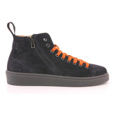 SNEAKERS ALTA CAMOSCIO BLU 501