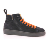 SNEAKERS ALTA CAMOSCIO BLU 501