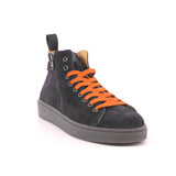 SNEAKERS ALTA CAMOSCIO BLU 501