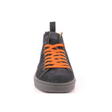 SNEAKERS ALTA CAMOSCIO BLU 501