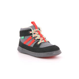 KICKBUBBLO NYLON + SUEDE SHINY BLACK 83