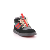 KICKBUBBLO NYLON + SUEDE SHINY BLACK 83