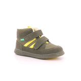 KICKBUBBLOKRO NYLON + SUEDE OTHER KHAKI