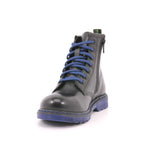 EVOCA JUNIOR BLACK - LACCI CUCITURE E FONDO BLU