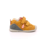 BOTIN CASUAL YEMA Y MOSTAZA