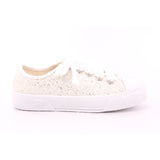SCARPA LACCI BASSA GLITTER BIANCO