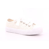 SCARPA LACCI BASSA GLITTER BIANCO