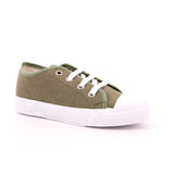 SCARPA LACCI BASSA COTTON VERDE MILITARE