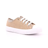SCARPA LACCI BASSA COTTON SABBIA