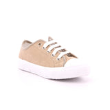 SCARPA LACCI BASSA COTTON SABBIA