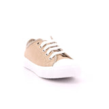 SCARPA LACCI BASSA COTTON SABBIA