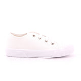 SCARPA LACCI BASSA COTTON BIANCO