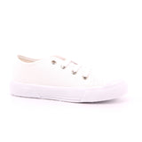 SCARPA LACCI BASSA COTTON BIANCO