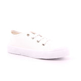SCARPA LACCI BASSA COTTON BIANCO