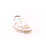 019 BIANCO SCARPA TACCO PUNTA CROCHET