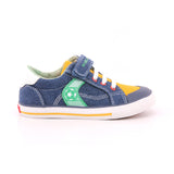 DENIM JEANS Y CANVAS MOSTAZA
