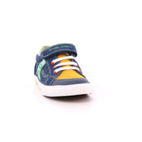 DENIM JEANS Y CANVAS MOSTAZA