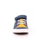 DENIM JEANS Y CANVAS MOSTAZA