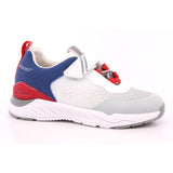 BIO95-01-CM SNEAKER ELASTICOS GRIS Y AZUL MARINO