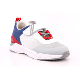 BIO95-01-CM SNEAKER ELASTICOS GRIS Y AZUL MARINO