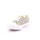 SCARPA LACCI BASSA GLITTER PLATINO