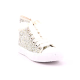 BASKET ZIP GLITTER PLATINO
