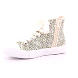 BASKET ZIP GLITTER PLATINO