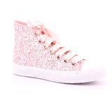 BASKET ZIP GLITTER ROSA