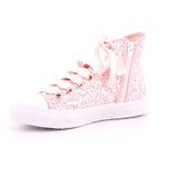 BASKET ZIP GLITTER ROSA
