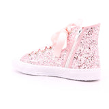 BASKET ZIP GLITTER ROSA