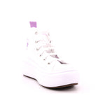 CHUCK TAYLOR ALL STAR MOVE HI WHITE/PIXEL PURPLE