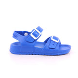 SANDALIA HEBILLAS MAT AZUL ELECTRICO