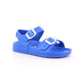 SANDALIA HEBILLAS MAT AZUL ELECTRICO