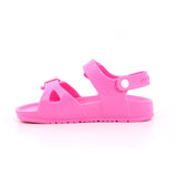 SANDALIA HEBILLAS MAT FUCSIA