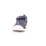 SANDALIA ESTAMPADA PIQUE AZUL MARINO