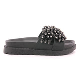CIABATTA DONNA SMOTH BLACK