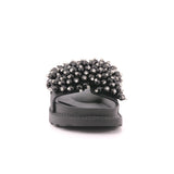 CIABATTA DONNA SMOTH BLACK