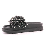 CIABATTA DONNA SMOTH BLACK