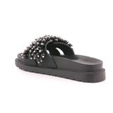 CIABATTA DONNA SMOTH BLACK