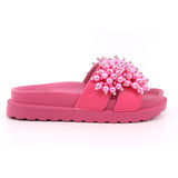 CIABATTA DONNA SMOTH FUXIA