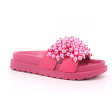 CIABATTA DONNA SMOTH FUXIA