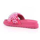 CIABATTA DONNA SMOTH FUXIA