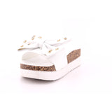 CIABATTA DONNA CALF WHITE