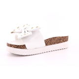 CIABATTA DONNA CALF WHITE