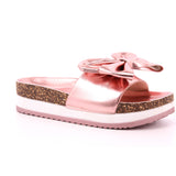 CIABATTA DONNA METAL COPPER