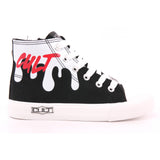 DISCO 0067 MID J CANVAS BLACK/WHITE