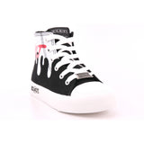 DISCO 0067 MID J CANVAS BLACK/WHITE