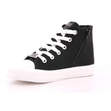 DISCO 0067 MID J CANVAS BLACK/WHITE