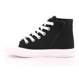 DISCO 0067 MID J CANVAS BLACK/WHITE
