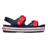 CROCBAND CRUISER SANDAL KID NAVY/VARSITY RED